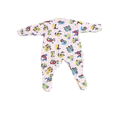 Junior Joy Baby Sleep Suit – 1 Pack Printed for 18–24 Months | 100% Combed Cotton, Cozy and Durable