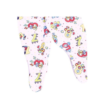 Junior Joy Baby Sleep Suit – 1 Pack Printed for 18–24 Months | 100% Combed Cotton, Cozy and Durable