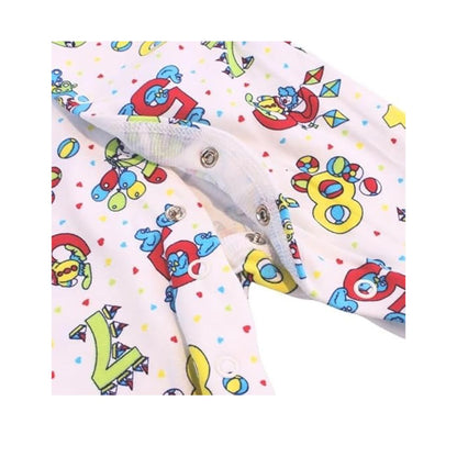 Junior Joy Baby Sleep Suit – 1 Pack Printed for 18–24 Months | 100% Combed Cotton, Cozy and Durable