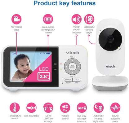 VM819 2.8" Digital Video Baby Monitor