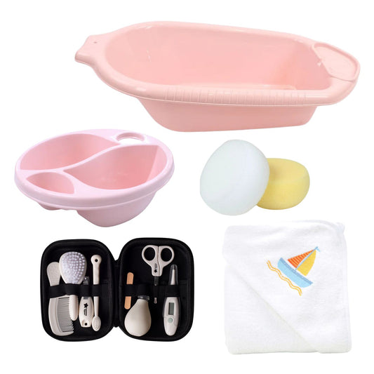 Baby Bath All-in-One Care Set