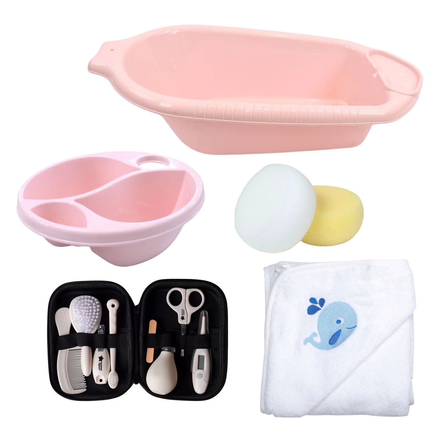 Baby Bath All-in-One Care Set