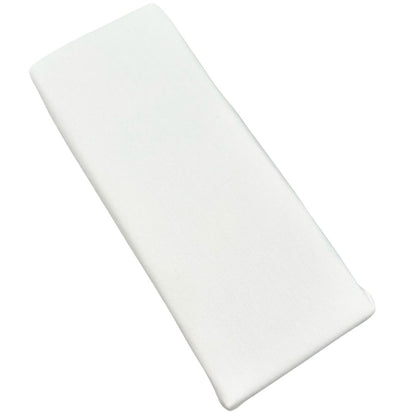 Junior Joy Cot Waterproof Mattress Protector – 100% Cotton with Waterproofing – Ultra-Soft & Machine Washable – 60cm x 120cm (White)