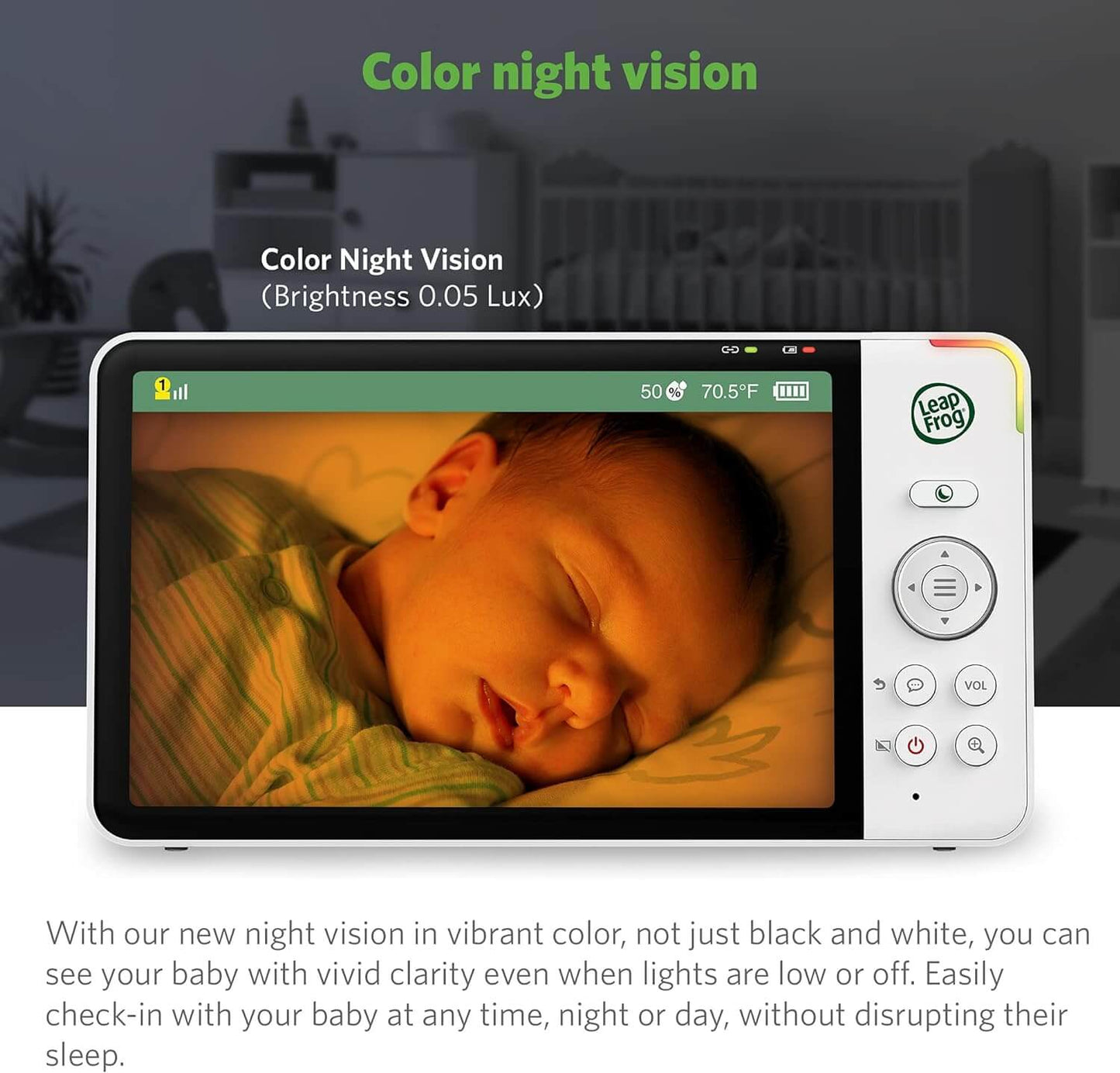 Leapfrog WI FI Smart 5inch HD Video Baby Monitor