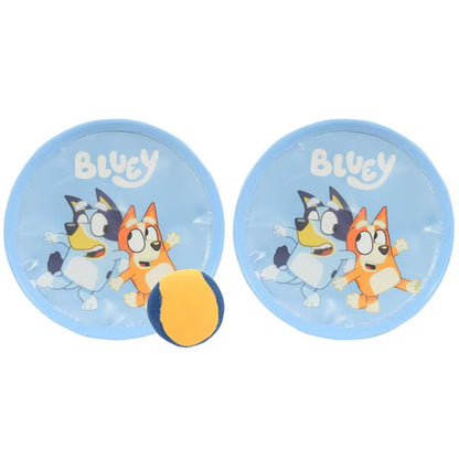 Bluey 4in1 Bumper Box Garden Games Includes Bat and Ball, Scatch, Sticky Target Shot, Pop and Catch