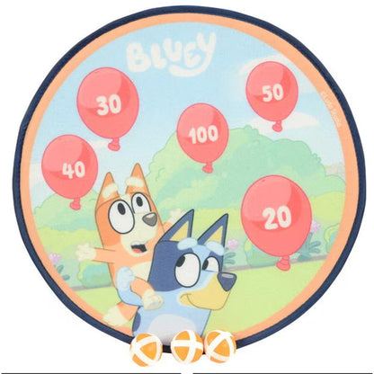 Bluey 4in1 Bumper Box Garden Games Includes Bat and Ball, Scatch, Sticky Target Shot, Pop and Catch
