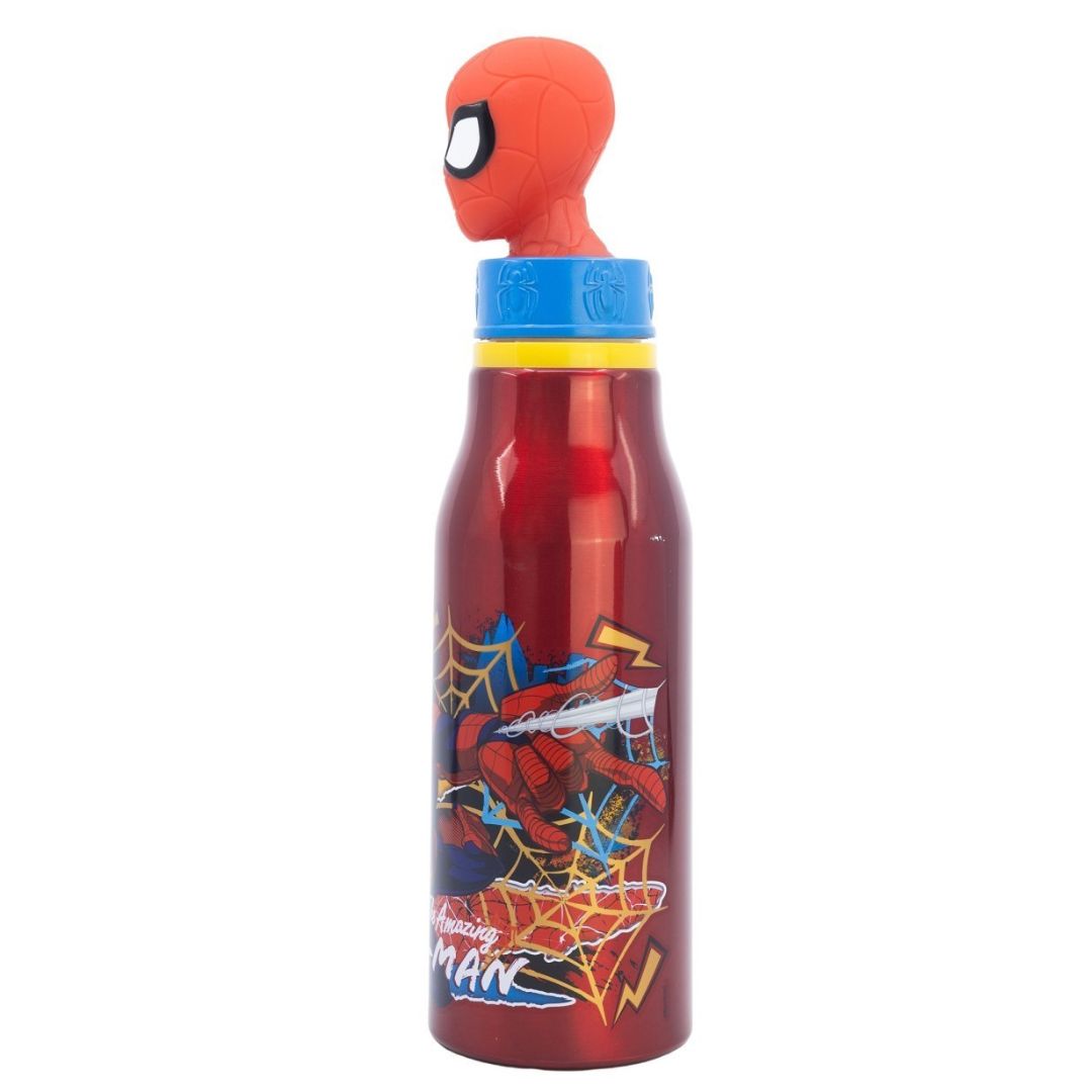 Stor Spiderman Moving Target 3D Aluminium Bottle 690ml