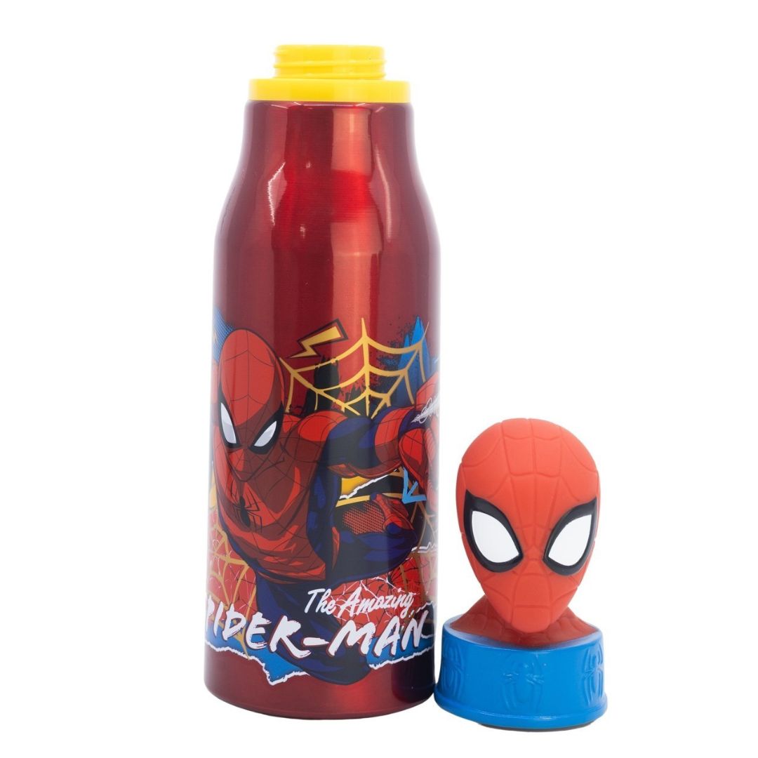 Stor Spiderman Moving Target 3D Aluminium Bottle 690ml