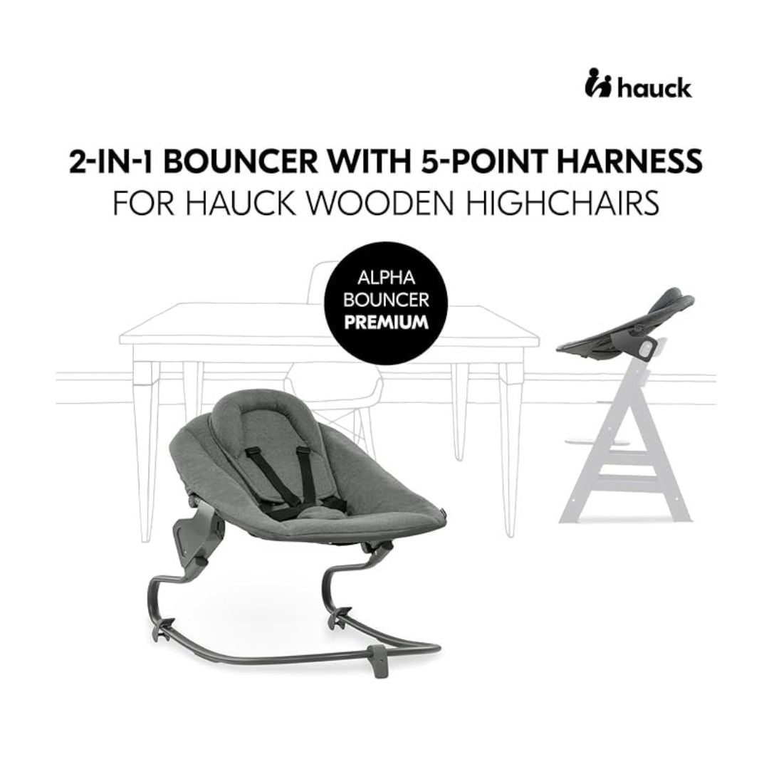 Hauck Alpha+ Premium Bundle Wooden Highchair