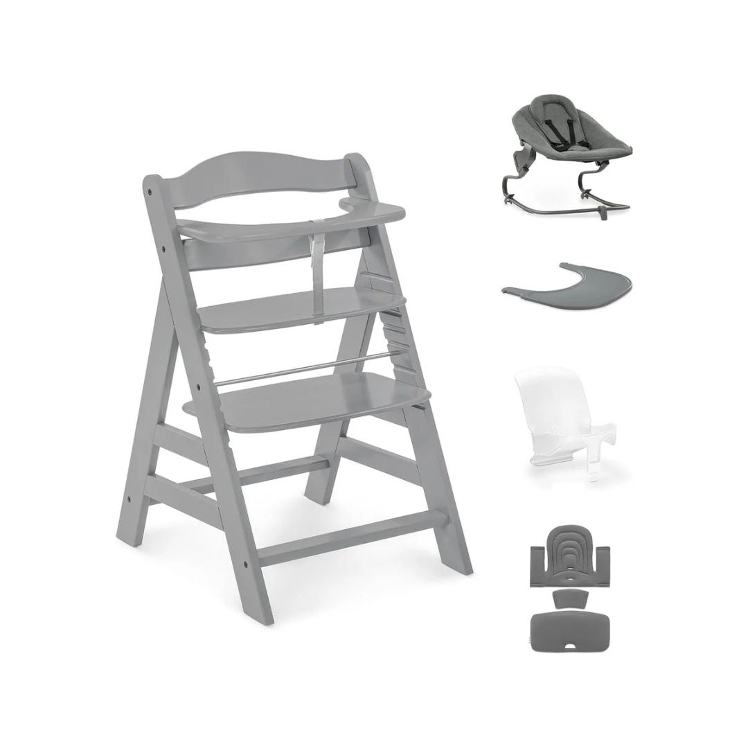 Hauck Alpha+ Premium Bundle Wooden Highchair