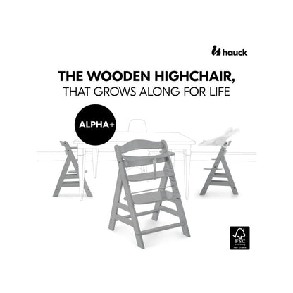Hauck Alpha+ Premium Bundle Wooden Highchair