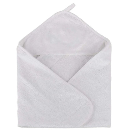 Baby Bath-Time Comfort Set – Baby Bath with Plug, 2 Soft Sponges & 100% Cotton Hooded Bathrobe- Assorted Colours