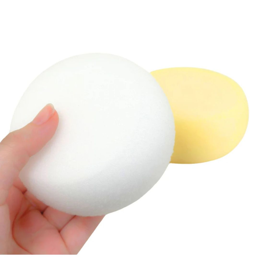 Baby Bath-Time Comfort Set – Baby Bath with Plug, 2 Soft Sponges & 100% Cotton Hooded Bathrobe- Assorted Colours