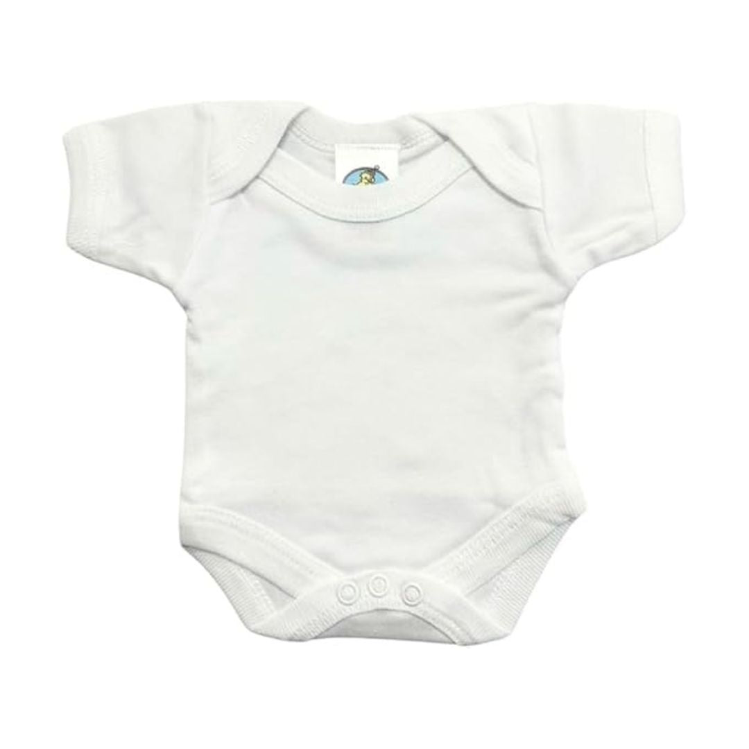 Junior Joy Baby Bodysuits, 100% Combed Cotton, Super Soft, Short Sleeves, Pack of 2