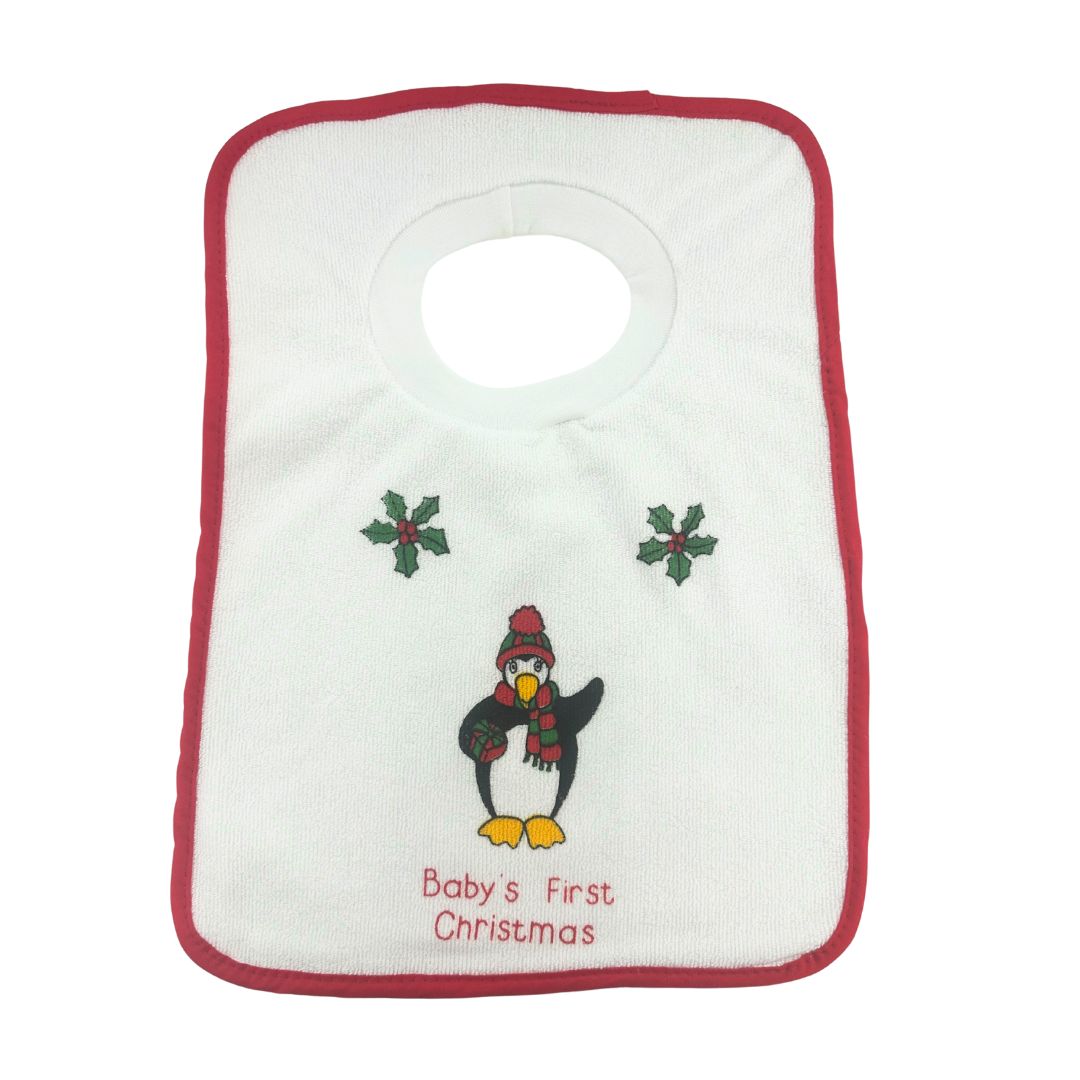 Junior Joy Baby Pullover Bibs, Pack of Soft Absorbent Cloth Feeding Bibs,2 Pack