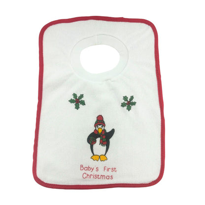 Junior Joy Baby Pullover Bibs, Pack of Soft Absorbent Cloth Feeding Bibs,2 Pack