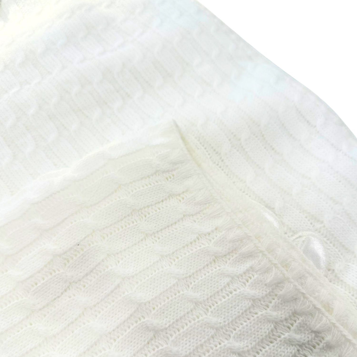 Bee Bo Baby Cable Shawl 100x100cm Super Soft