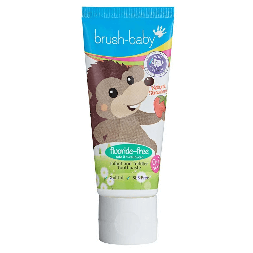 Fluoride-Free Strawberry Toothpaste (0-2 Years)