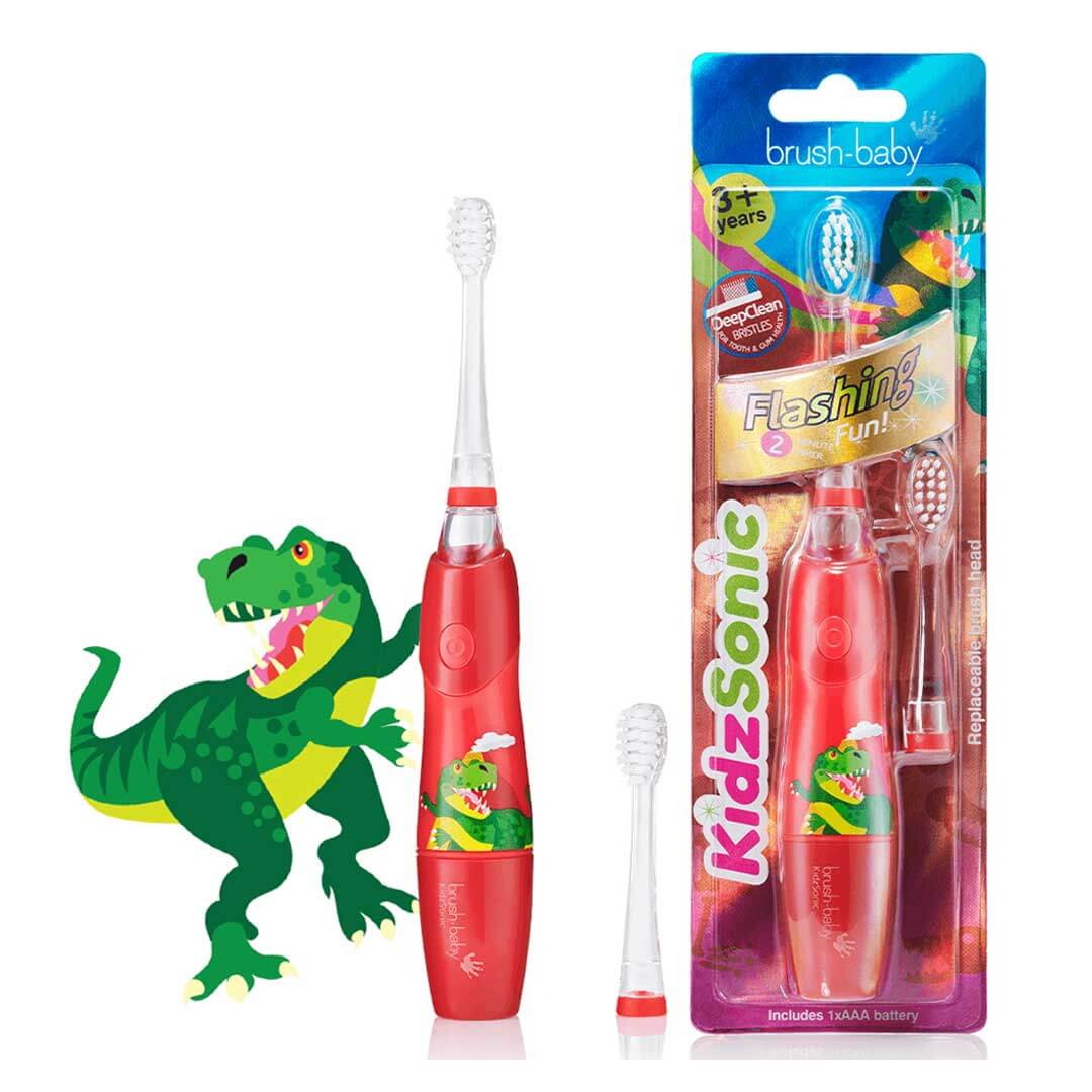KidzSonic Electric Toothbrush (3+ Years) - Dinosaur