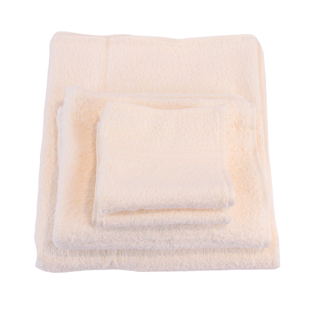 Westward Ho! Towel Set - Super Soft 100% Combed Cotton Face Towel, Hand Towel & Bath Towel, 390 GSM, Soft & Absorbent Bundle, Various Colours