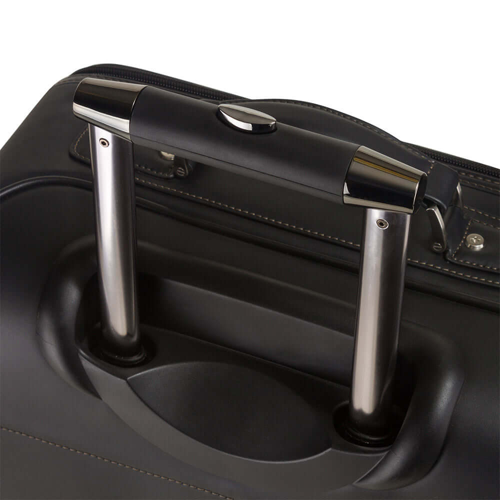 Leather Full Grain 4 wheel Trolley