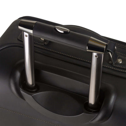 Leather Full Grain 4 wheel Trolley