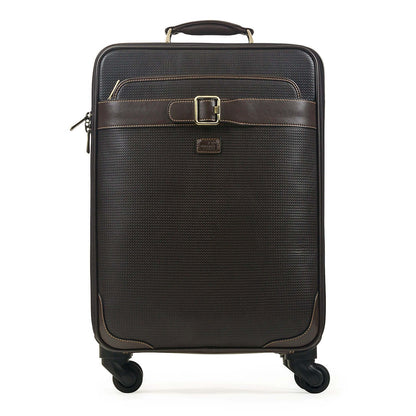 Leather Full Grain 4 wheel Trolley