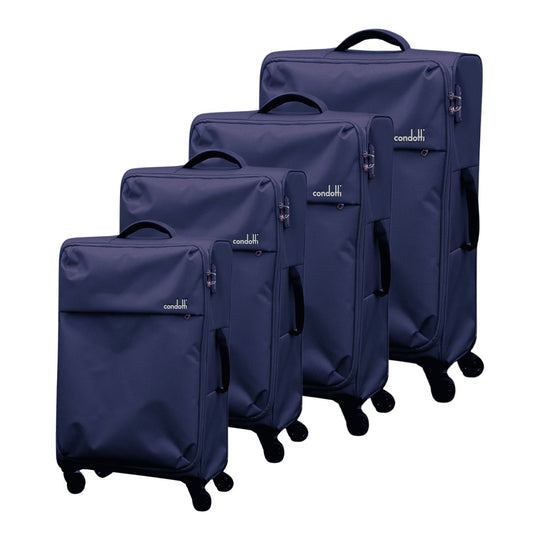 Condotti Stratos 4 Piece Suitcase Set - 22", 24", 28", 32" Durable Spinner Luggage