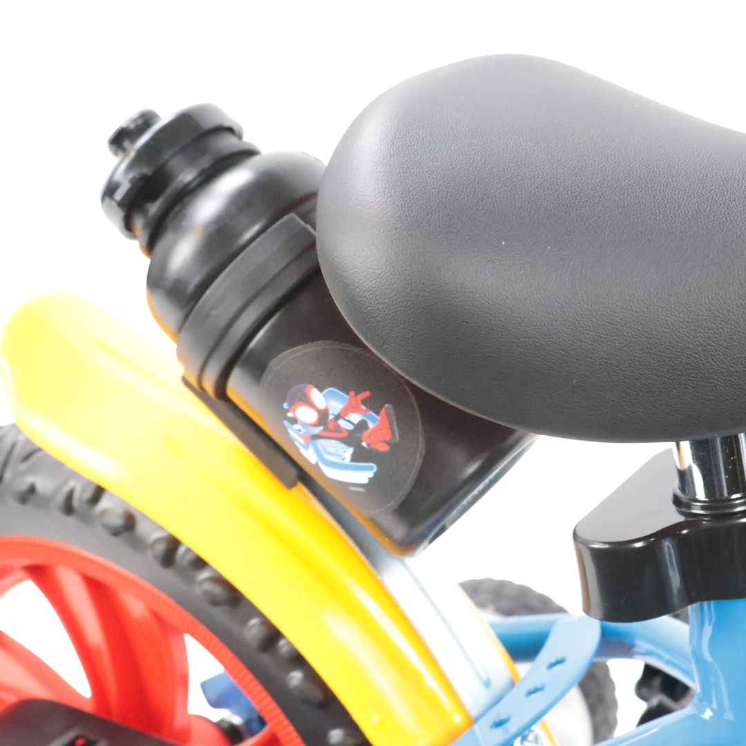 Spidey and His Amazing Friends 12" Kids Bike with Stabilisers & Front Shield