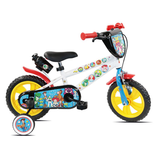 Toy Story 12" Kids Bike with Removable Stabilisers, Water Bottle & Horn