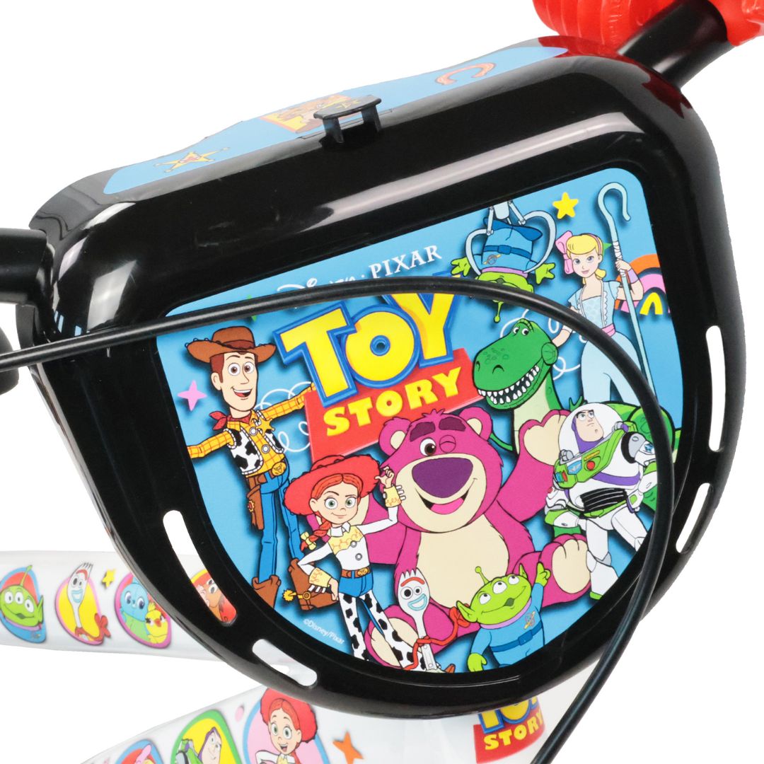 Toy Story 12" Kids Bike with Removable Stabilisers, Water Bottle & Horn