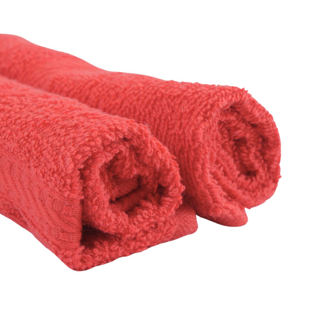 Westward Ho! 2pcs Face Towels - Super Soft 100% Combed Cotton, 390 GSM, Highly Absorbent & Gentle on Skin, 30x30, Various Colours