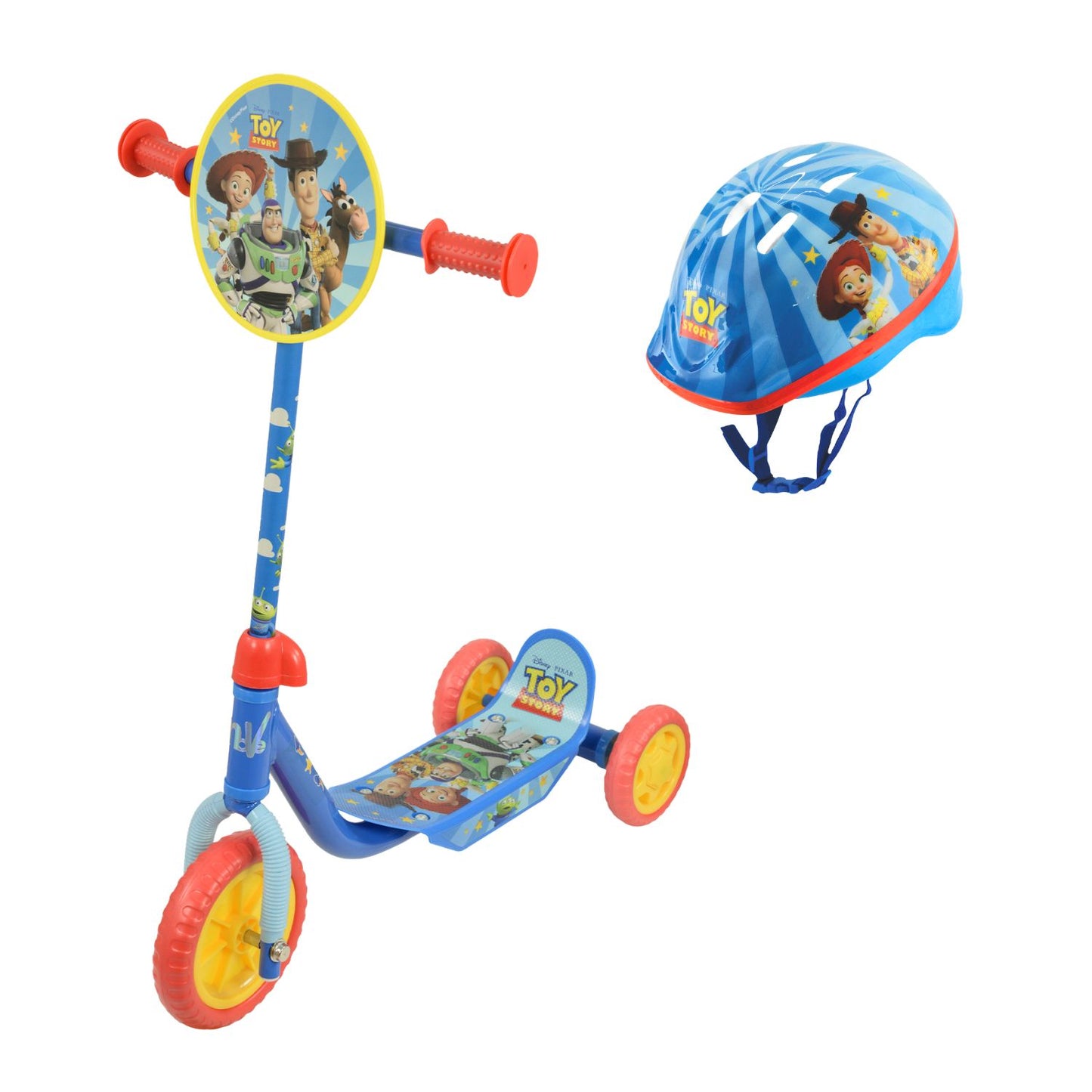 Toy Story Tri Scooter and Helmet Bundle