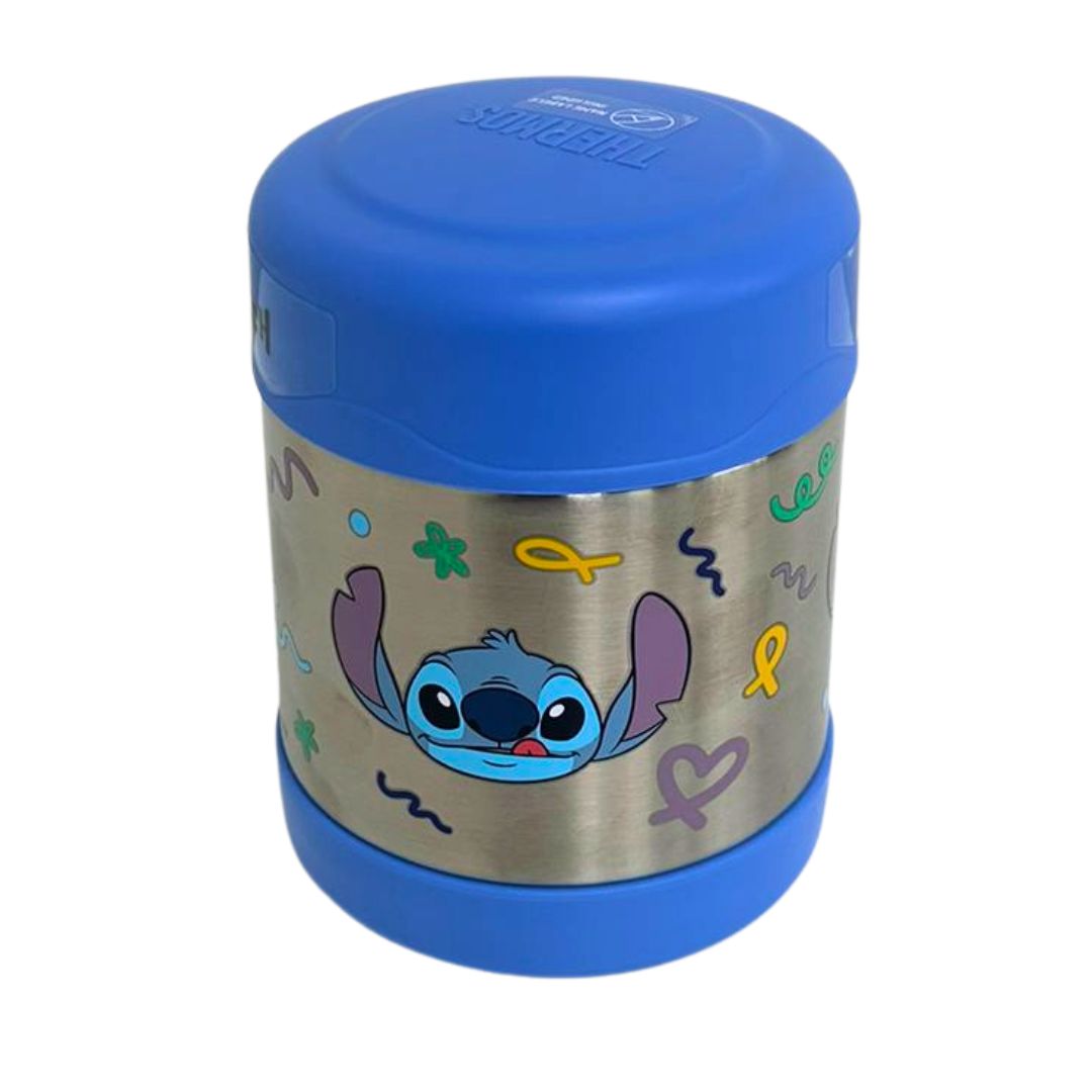 Thermos Disney Stitch Funtainer Bottle Food Flask and Lunch Bag Bundle