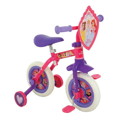 Disney Princess 2-in-1 10" Training Bike and Helmet Bundle