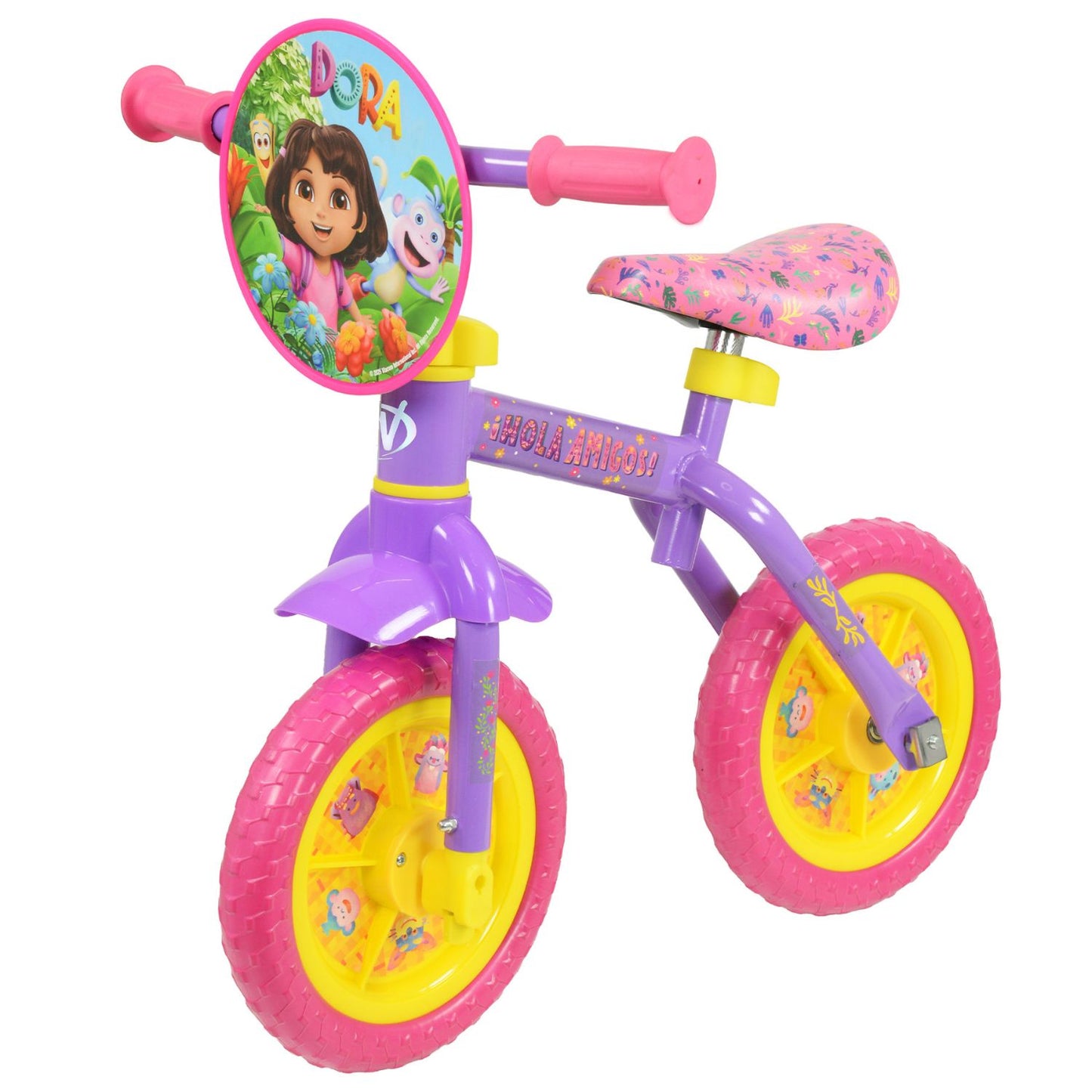 Dora 2-in-1 10" Training Bike and Helmet Bundle