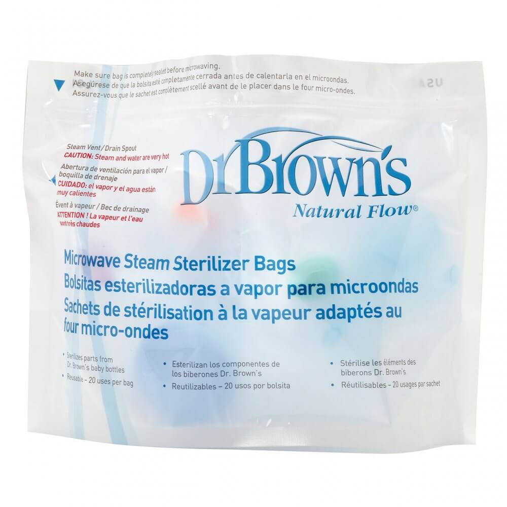 5 Pack Options Microwave Steriliser Bags