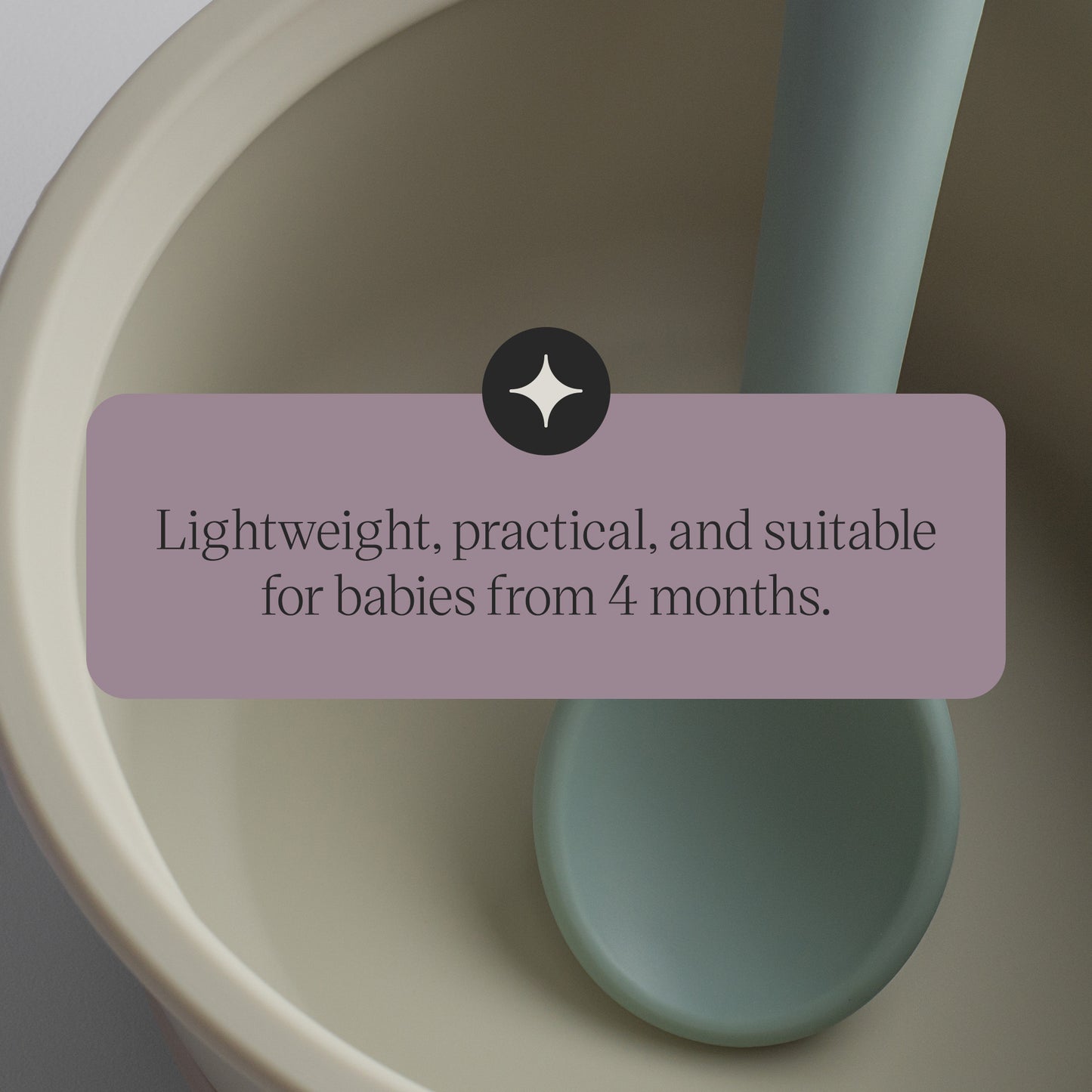 Tommee Tippee EasiStick Silicone Suction Bowl and Spoon