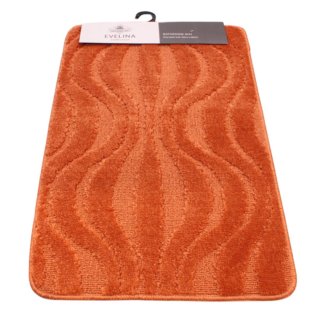 Westward Ho! Evelina 1 Piece Bath Mat – Soft Polypropylene 50 x 80 cm