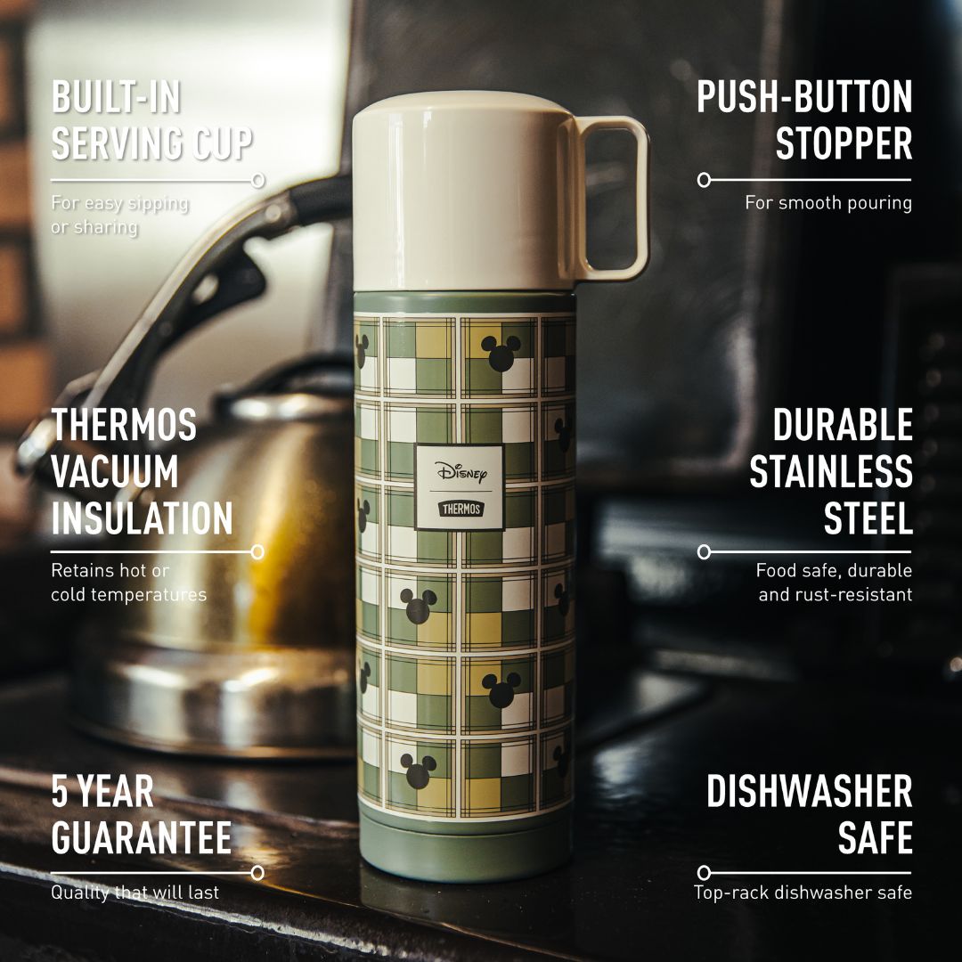 Thermos Revival x Disney Flask Plaid 500ml 2 Pack