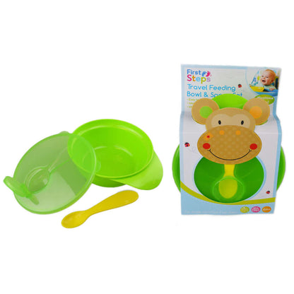 Feeding Bowl with Lid & Spoon