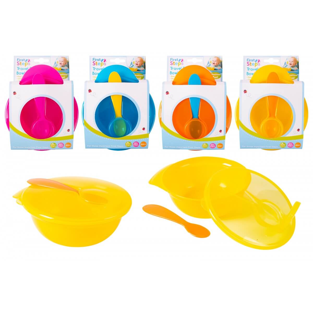 Feeding Bowl with Lid & Spoon