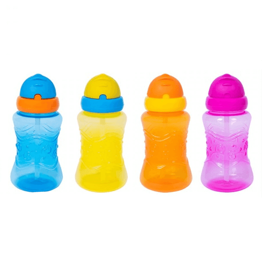 Pop-Up Straw Sports Bottle