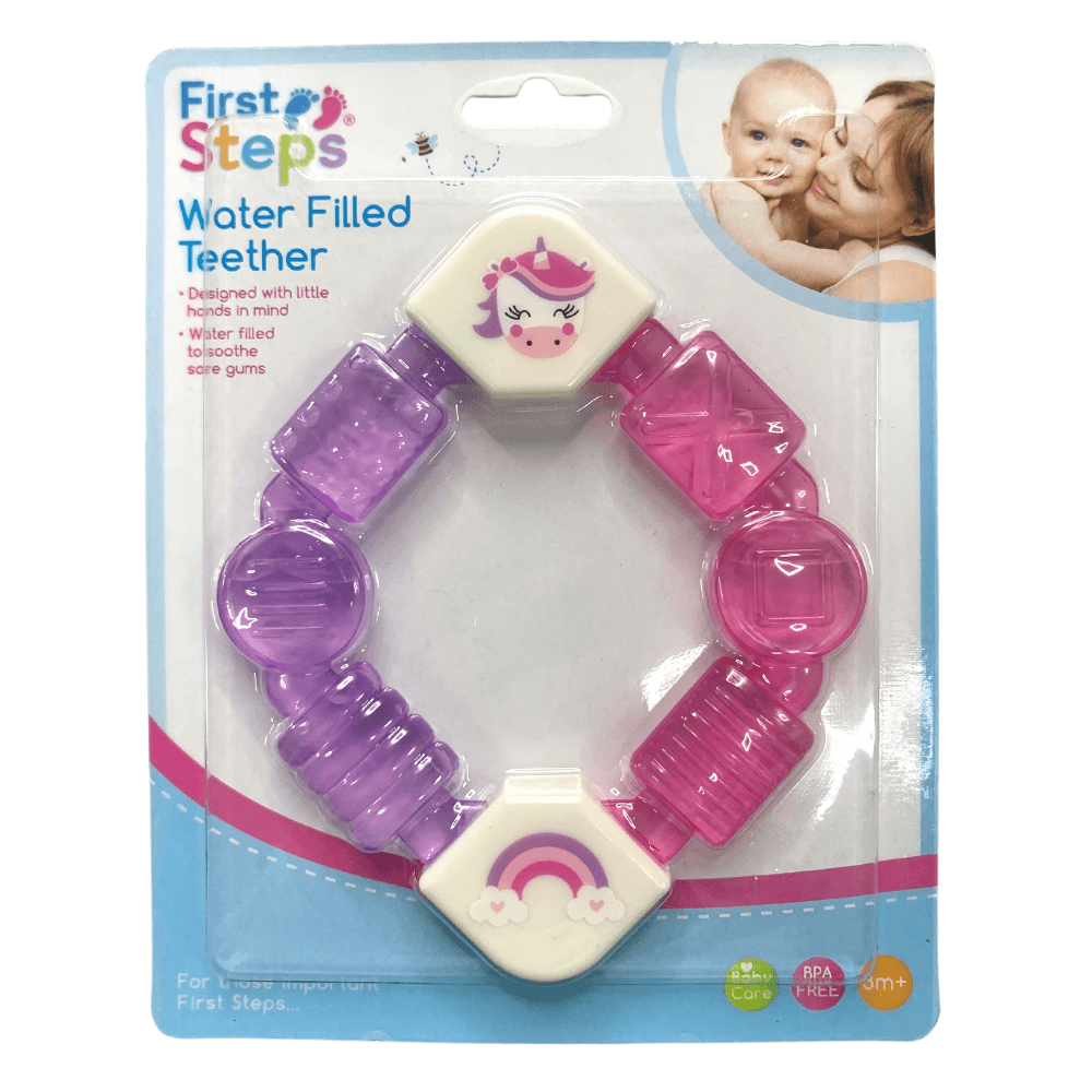 Water filled teething shop ring