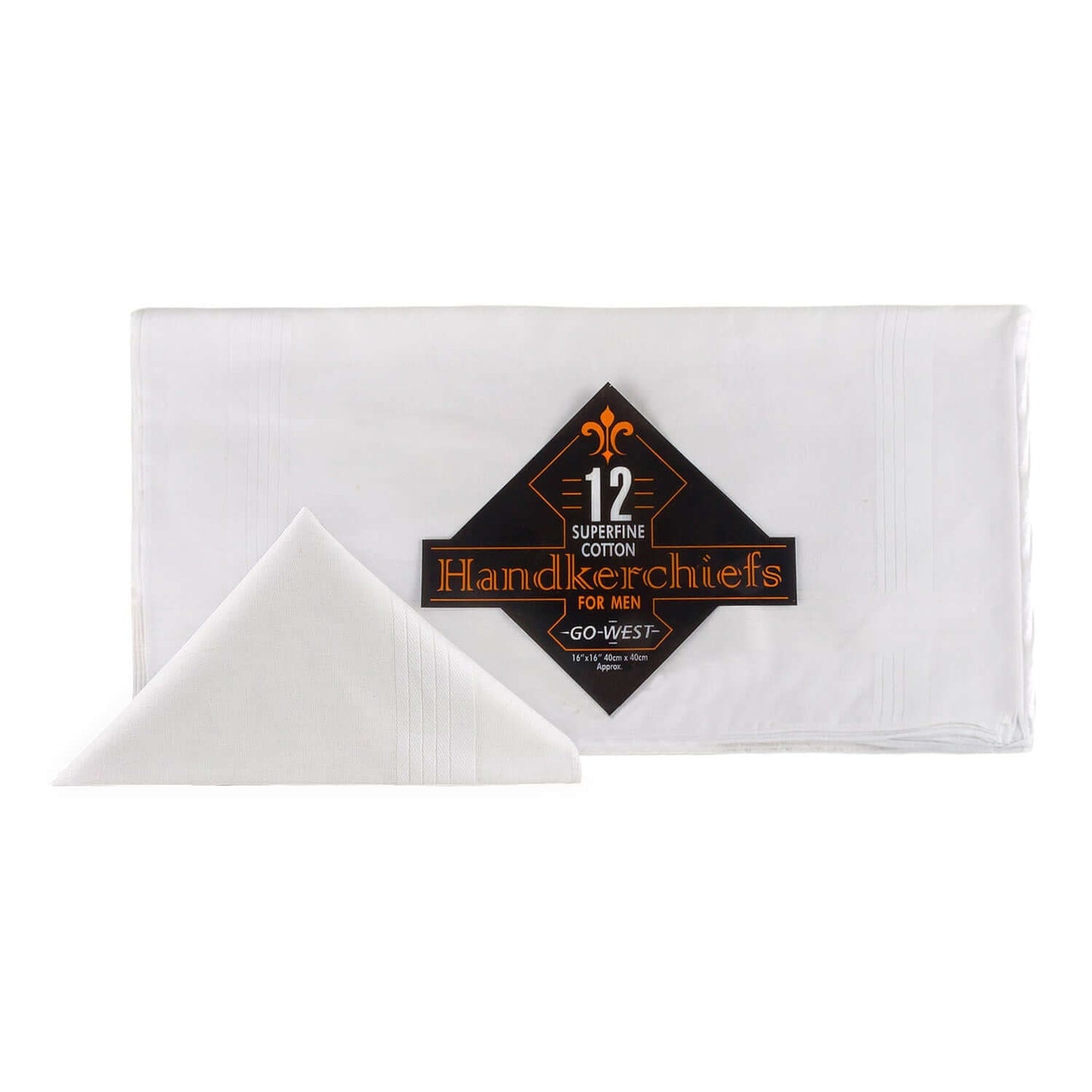 Superfine White Handkerchiefs