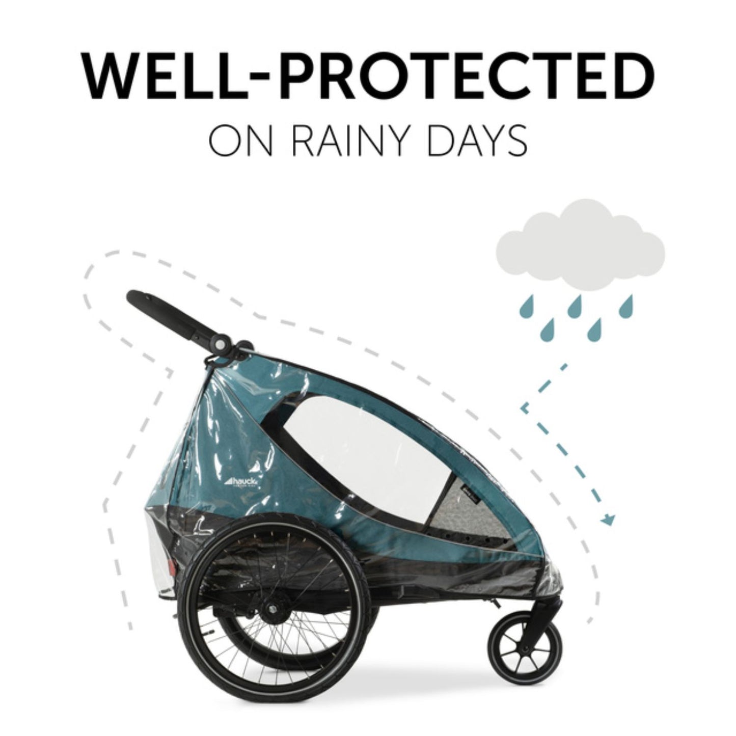 Dryk Bike Trailer Raincover