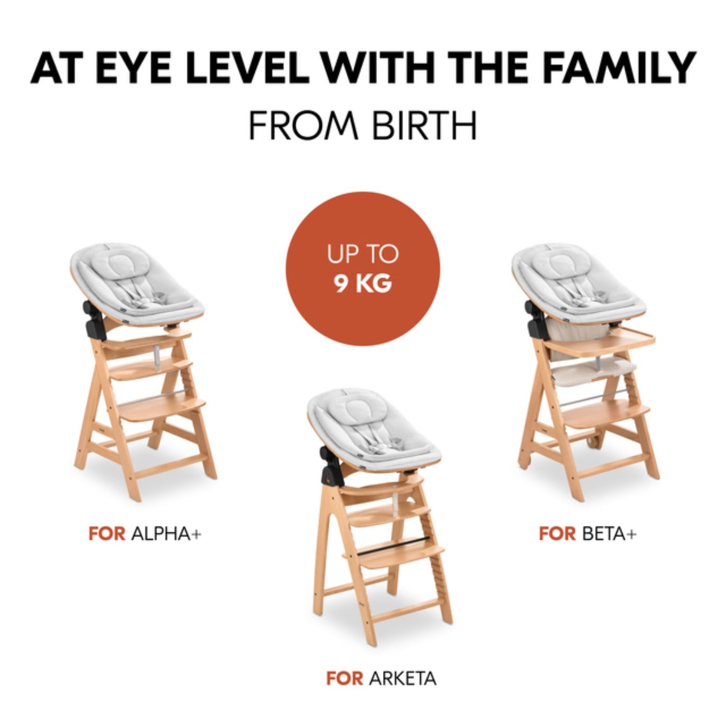 Hauck Highchair Bouncer Eco Light Grey