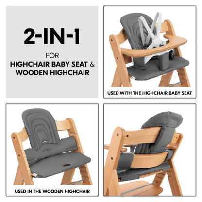 Hauck Highchair Baby Seat Pad Grey