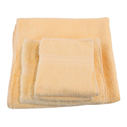 Westward Ho! Towel Set - Super Soft 100% Combed Cotton Face Towel, Hand Towel & Bath Towel, 390 GSM, Soft & Absorbent Bundle, Various Colours