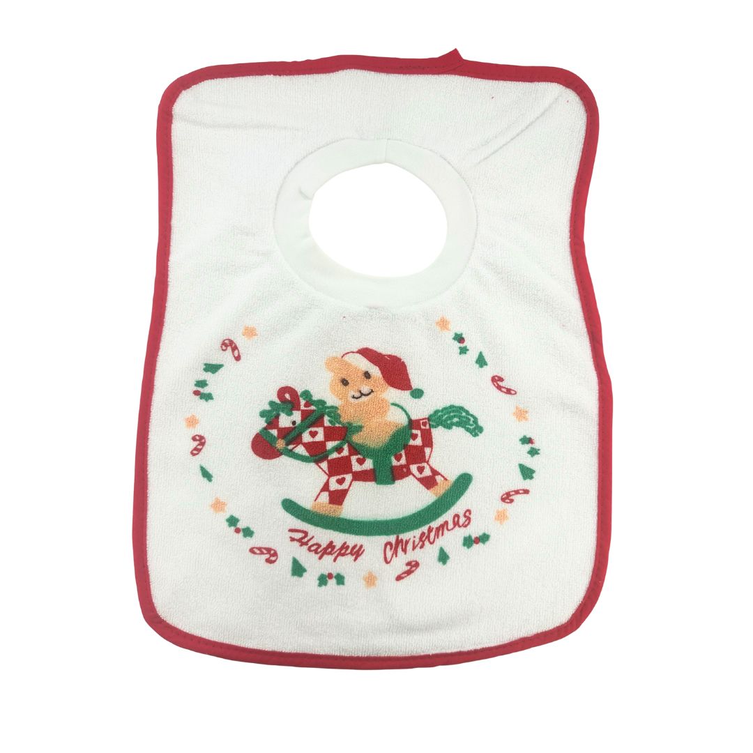 Junior Joy Baby Pullover Bibs, Pack of Soft Absorbent Cloth Feeding Bibs,2 Pack